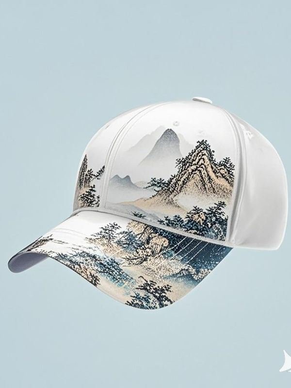 山水畫 - 白帽 A1