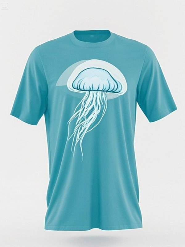 綠色水母T恤