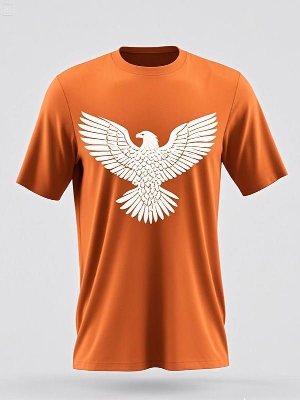 飛鷹圖案T恤